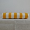 Toile à transat en 43 cm avec des rayures jaunes et blanches
