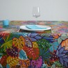 Nappe en toile enduite avec un motif "Jungle" dense et très coloré