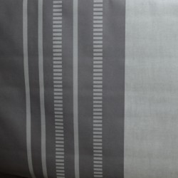 Toile cirée standard en 140 cm avec un motif original dans un coloris gris