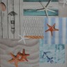 Toile cirée standard en 140 avec des étoiles de mer