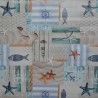 Toile cirée standard en 140 avec des étoiles de mer