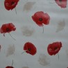 Toile cirée standard en 140 cm de large avec de jolis coquelicots