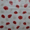 Toile cirée standard en 140 cm de large avec de jolis coquelicots