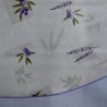Toile cirée ronde, finie par un biais, pour 4 à 6 couverts, un thème provençal chic et sobre