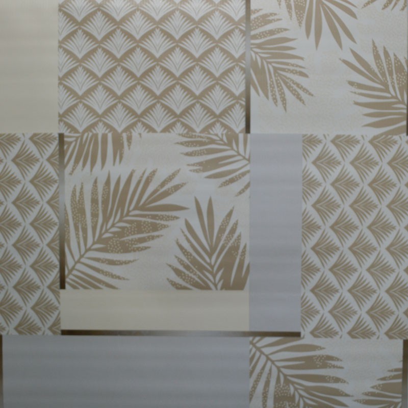 Toile cirée standard avec un patchwork de motifs modernes