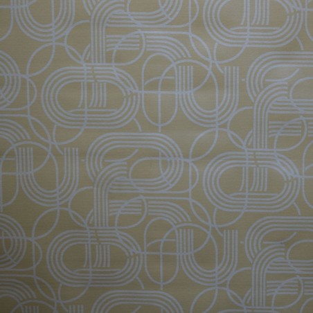 Toile cirée standard en 140 avec un motif moderne et un aspect structuré