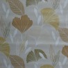Toile cirée standard en 140 cm de large avec des feuilles de ginkgo sur fond écru