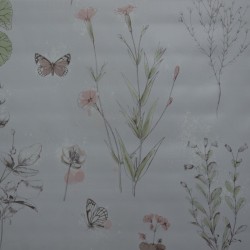 Toile cirée standard en 180 avec des fleurs des champs pour un esprit champêtre sur votre table