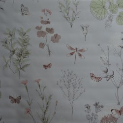 Toile cirée standard en 180 avec des fleurs des champs pour un esprit champêtre sur votre table