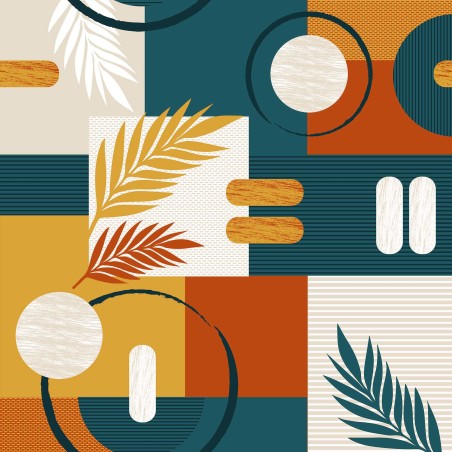 Toile cirée au mètre Germain, une décoration contemporaine aux accents rétro