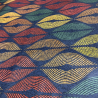Toile cirée au mètre Nerina, en 160 cm de large, un motif aux lignes ondulées multicolores, idéale pour apporter du caractère