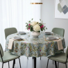 Toile cirée ronde Ø 150 Lya, élégance botanique et douceur naturelle sur votre table...