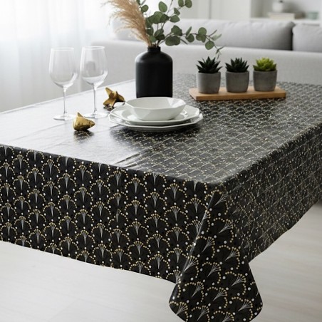 Toile cirée au mètre Josephine, un motif élégant d'inspiration art déco.