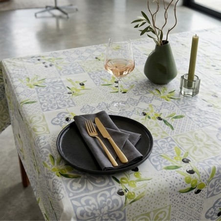 Toile cirée au mètre Véra, un imprimé au charme méditerranéen