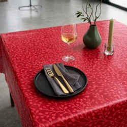 Toile cirée au mètre Rani Rouge