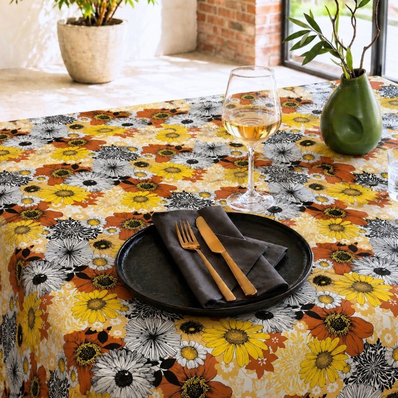 Toile cirée Fleurs