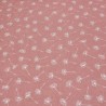 Toile cirée Pissenlits blancs sur fond rose poudré
