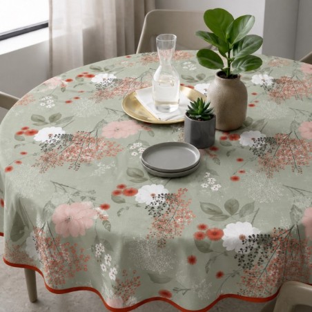 Toile cirée ronde