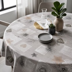Toile cirée ronde