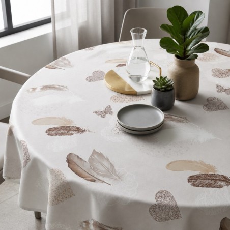 Toile cirée ronde 180