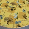 Toile cirée ronde, Tournesols