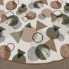 Toile cirée ronde