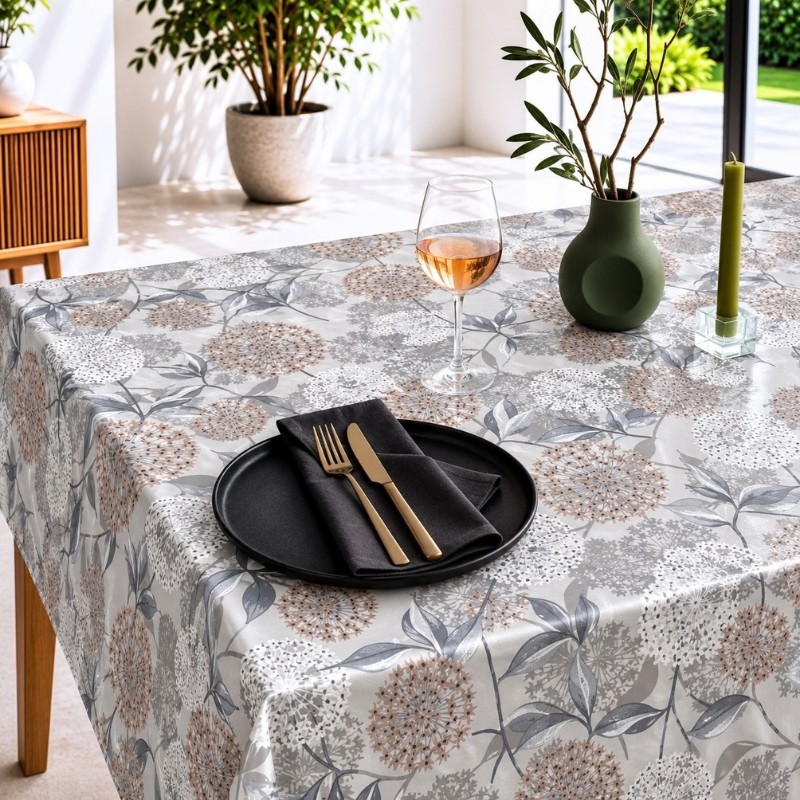 Toile cirée aux fleurs délicates