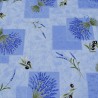 Toile cirée aux bouquets de lavande