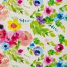 Toile cirée aux fleurs colorées